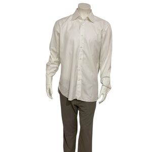 Ermenegildo Zegna Men’s White Dress Shirt